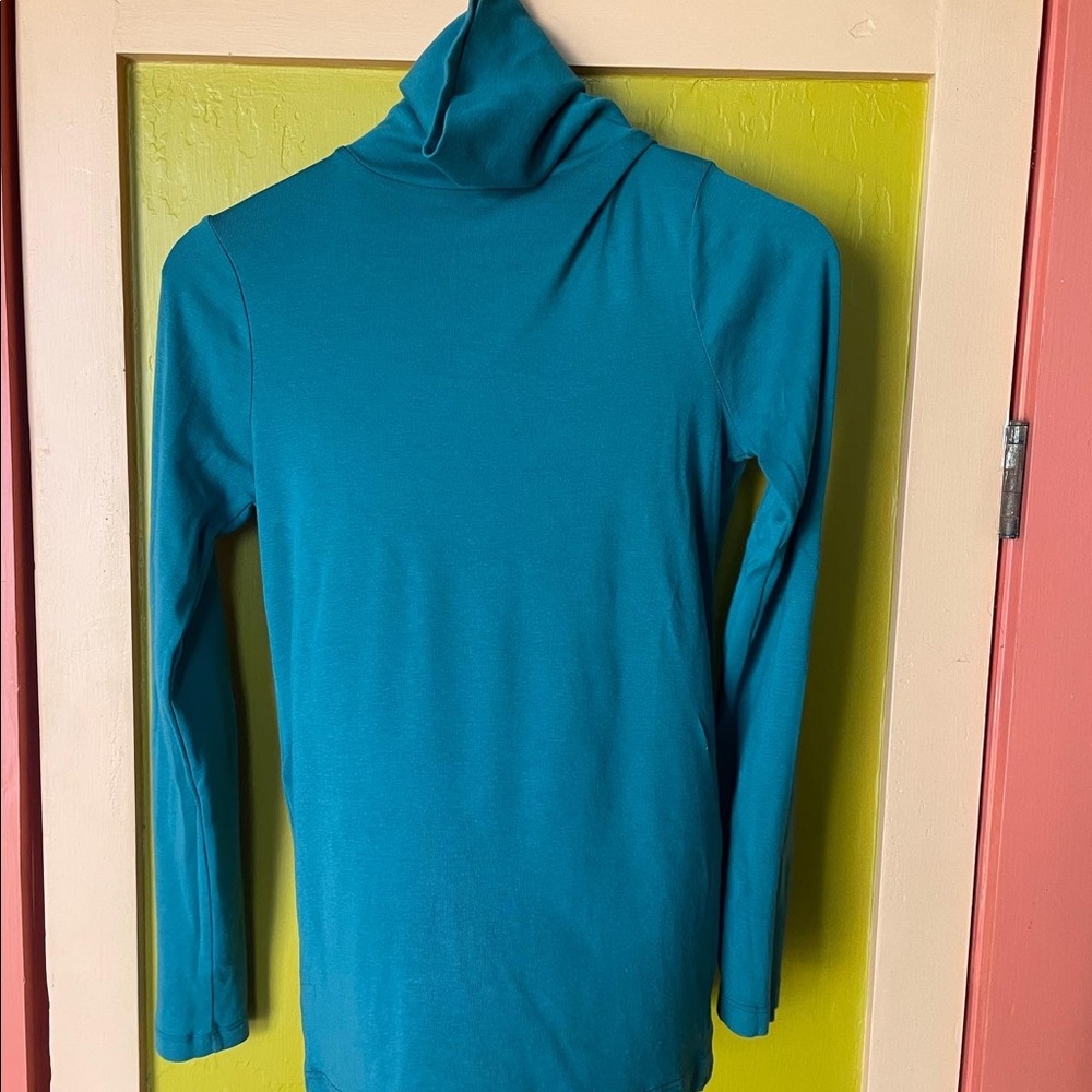 Misha & Puff peacock turtleneck